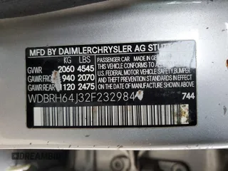 2002 Mercedes-Benz C 230/260/280/320 с VIN WDBRH64J32F232984, выставлен на аукционе Copart как лот 88921795 с пробегом 46 482 миль миль и Списание • Salvage title. История ставок и продаж доступна на DreamBid. Изображение 12.