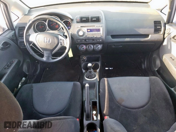 2008 Honda Fit Sport with VIN JHMGD37658S029278, listed as a Copart auction lot 52564595 with 151,073 mi miles and Salvage Title. Bid and sale history available at carsss.com. Image 8.