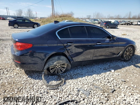 2017 BMW 5 Series 530i xDrive with VIN WBAJA7C39HG904221, listed as a Copart auction lot 50720345 with Not Provided miles and Clean Title. Bid and sale history available at carsss.com. Image 3.