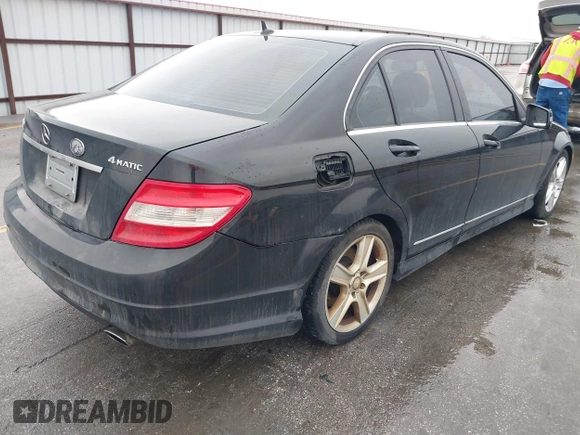 2011 Mercedes-Benz C 300 Sport with VIN WDDGF8BB3BR149825, listed as a IAAI auction lot 41716343 with 163,385 mi miles and . Bid and sale history available at DreamBid. Image 4.