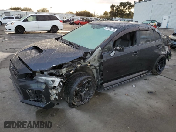 2018 Subaru WRX Limited with VIN JF1VA1F68J8810182, listed as a Copart auction lot 78890134 with 0 mi miles and Salvage Title. Bid and sale history available at carsss.com. Image 1.