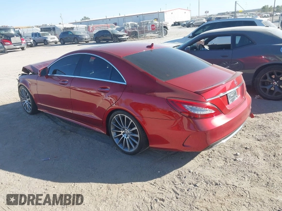 2015 Mercedes-Benz CLS-Class CLS 400 with VIN WDDLJ6HBXFA146319, listed as a IAAI auction lot 40631751 with 41,206 mi miles. Bid and sale history available at carsss.com. Image 3.
