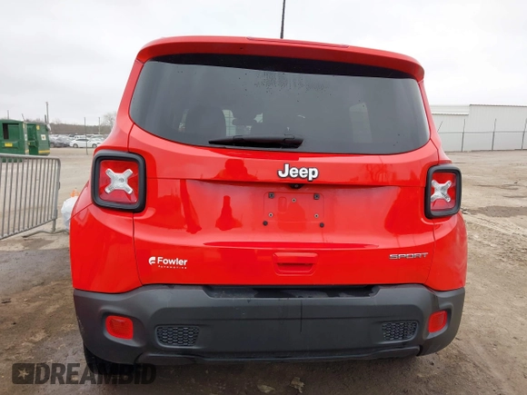 2020 Jeep Renegade Sport with VIN ZACNJAABXLPL52877, listed as a IAAI auction lot 41900699 with 75,505 mi miles and . Bid and sale history available at DreamBid. Image 17.