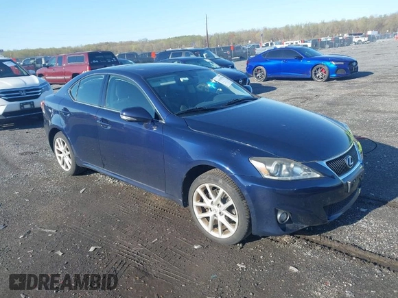 2012 Lexus IS 250 with VIN JTHCF5C25C5057113, listed as a IAAI auction lot 41985798 with Not Provided miles and . Bid and sale history available at DreamBid. Image 1.