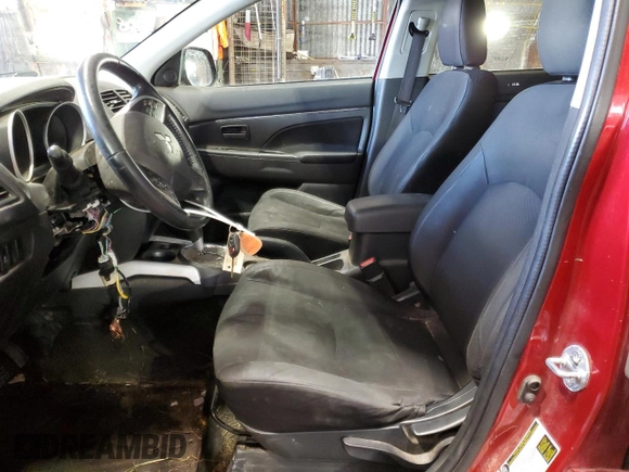 2014 Mitsubishi Outlander Sport ES with VIN 4A4AR3AU2EE004714, listed as a Copart auction lot 47062795 with 0 mi miles and Salvage Title. Bid and sale history available at carsss.com. Image 7.