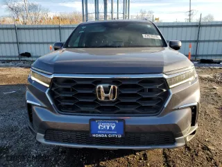 2025 Honda Pilot EX-L with VIN 5FNYG1H44SB063991, listed as a Copart auction lot 47678335 with 5 mi miles and Salvage Title. Bid and sale history available at carsss.com. Image 5.