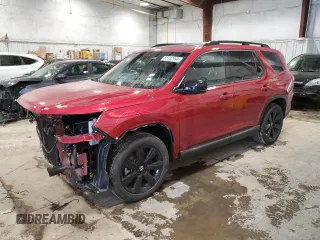 2025 Honda Pilot Black Edition with VIN 5FNYG1H94SB051190, listed as a Copart auction lot 85332994 with 3,116 mi miles and Salvage Title. Bid and sale history available at carsss.com. Image 1.