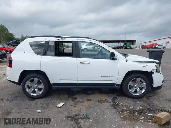 2016 Jeep Compass High Altitude Edition with VIN 1C4NJCEA9GD615042, listed as a IAAI auction lot 41898022 with 95,327 mi miles. Bid and sale history available at carsss.com. Image 13.