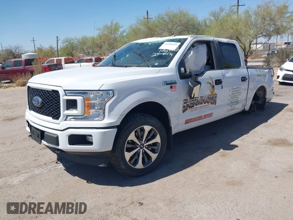 2020 Ford F-150 XL with VIN 1FTEW1EP9LKE79673, listed as a IAAI auction lot 42164533 with Not provided miles and . Bid and sale history available at DreamBid. Image 2.