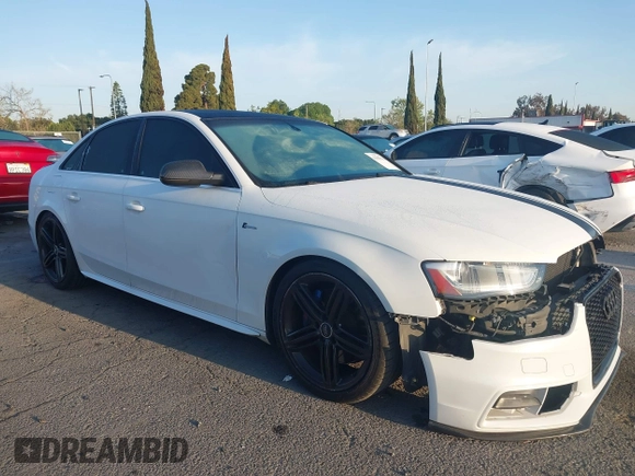 2013 Audi S4 Premium Plus with VIN WAUBGAFL3DA255394, listed as a IAAI auction lot 41965354 with 125,756 mi miles and . Bid and sale history available at DreamBid. Image 14.