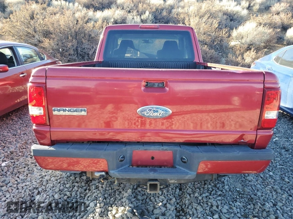 2007 Ford Ranger XLT with VIN 1FTZR45E37PA18146, listed as a Copart auction lot 88321575 with 153,820 mi miles and Salvage Title. Bid and sale history available at carsss.com. Image 6.
