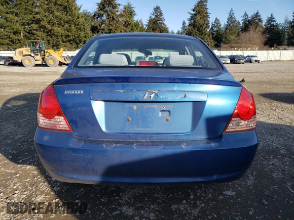 2006 Hyundai Elantra GLS z VIN KMHDN46D06U315673, wystawiony jako Copart lot #46815255 z przebiegiem 152 398 mil mil oraz Szkoda całkowita • Salvage title. Historia ofert i sprzedaży dostępna na DreamBid. Obrazek 6.