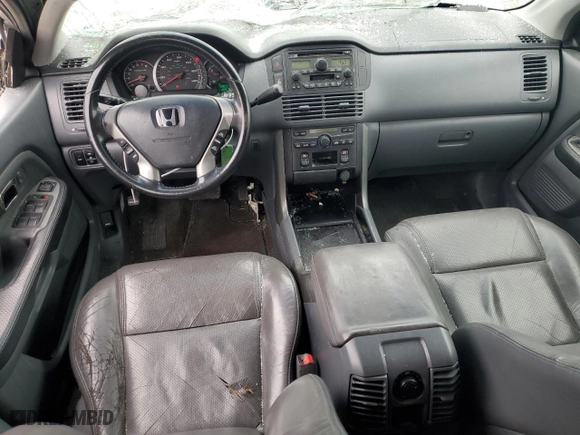 2004 Honda Pilot EX with VIN 2HKYF18534H618543, listed as a Copart auction lot 51896455 with 118,987 mi miles and Salvage Title. Bid and sale history available at carsss.com. Image 8.
