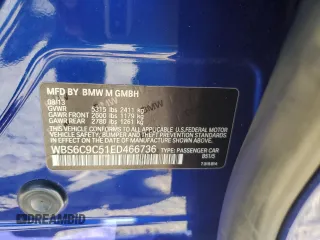 2014 BMW M6 z VIN WBS6C9C51ED466736, wystawiony jako Copart lot #45031575 z przebiegiem 119 202 mil mil oraz Szkoda całkowita • Salvage title. Historia ofert i sprzedaży dostępna na DreamBid. Obrazek 12.