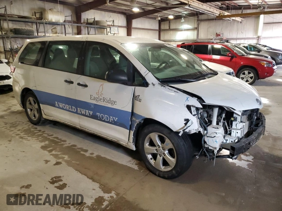 2015 Toyota Sienna L with VIN 5TDZK3DC0FS597860, listed as a Copart auction lot 43440125 with 138,375 mi miles and Salvage title. Bid and sale history available at DreamBid. Image 4.