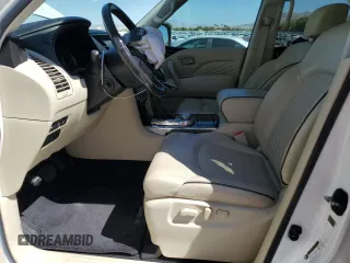 2019 Infiniti QX80 LUXE with VIN JN8AZ2NE5K9227830, listed as a Copart auction lot 72000144 with 46,387 mi miles and Salvage Title. Bid and sale history available at carsss.com. Image 7.
