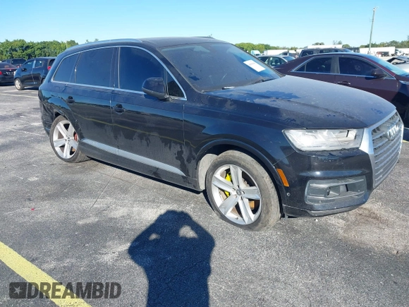 2019 Audi Q7 Prestige with VIN WA1VAAF70KD016797, listed as a IAAI auction lot 41722711 with 95,510 mi miles and . Bid and sale history available at DreamBid. Image 1.