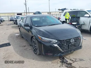 2025 Nissan Sentra SR with VIN 3N1AB8DV9SY222356, listed as a IAAI auction lot 41692346 with 948 mi miles and . Bid and sale history available at DreamBid. Image 1.