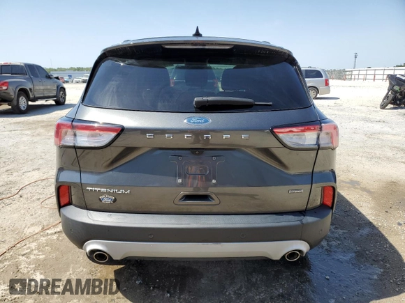 2020 Ford Escape Titanium Hybrid with VIN 1FMCU0DZ5LUA68913, listed as a Copart auction lot 57306055 with 57,711 mi miles and Non repairable. Bid and sale history available at DreamBid. Image 6.