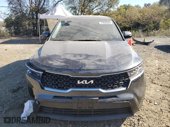 2023 Kia Sorento LX with VIN 5XYRGDLC8PG230051, listed as a Copart auction lot 77832994 with 29,957 mi miles and Salvage Title. Bid and sale history available at carsss.com. Image 5.