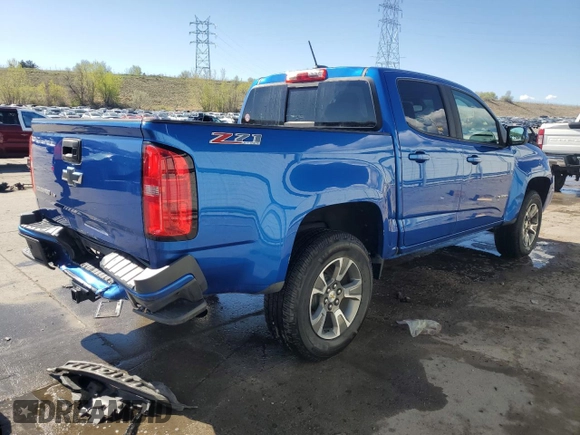 2020 Chevrolet Colorado 4WD Z71 with VIN 1GCGTDEN5L1104824, listed as a Copart auction lot 55125315 with 96,805 mi miles and Salvage title. Bid and sale history available at DreamBid. Image 3.