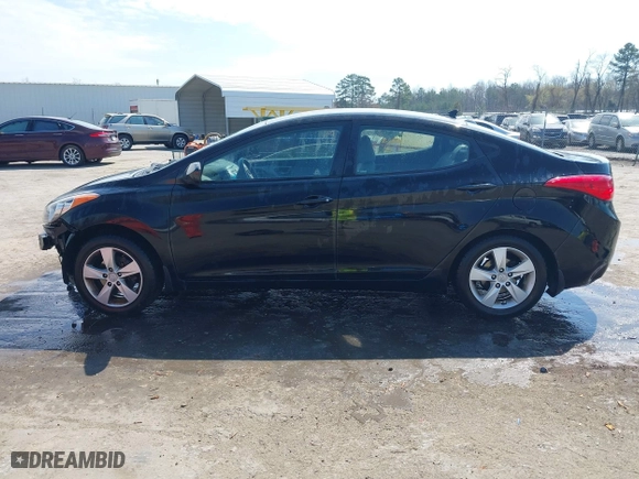 2012 Hyundai Elantra GLS with VIN KMHDH4AE3CU367530, listed as a IAAI auction lot 41897212 with 94,606 mi miles. Bid and sale history available at carsss.com. Image 14.