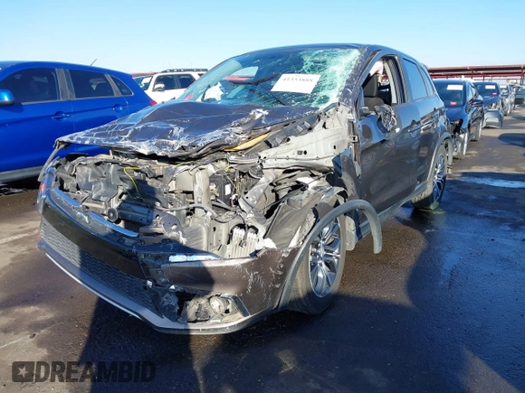 2019 Mitsubishi Outlander Sport SE 2.0 with VIN JA4AP4AUXKU005513, listed as a IAAI auction lot 41353888 with 144,070 mi miles. Bid and sale history available at carsss.com. Image 2.