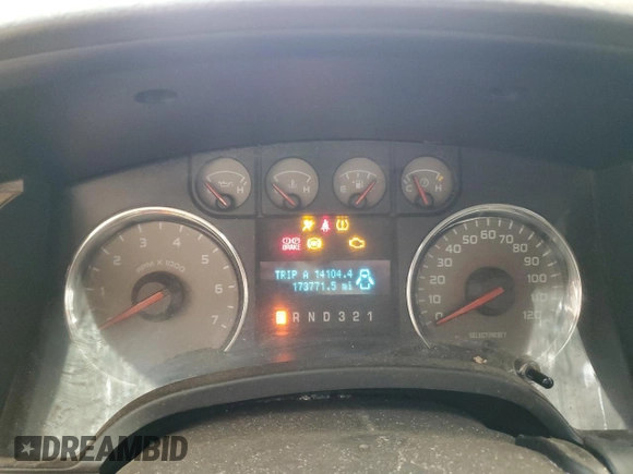 2009 Ford F-150 XL with VIN 1FTPW14VX9FA57292, listed as a Copart auction lot 57179865 with 173,771 mi miles and Clean title. Bid and sale history available at DreamBid. Image 9.