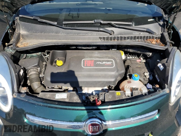 2014 FIAT 500L Easy z VIN ZFBCFABH6EZ001647, wystawiony jako Copart lot #64092325 z przebiegiem 81 360 mil mil oraz Szkoda całkowita • Salvage title. Historia ofert i sprzedaży dostępna na DreamBid. Obrazek 12.