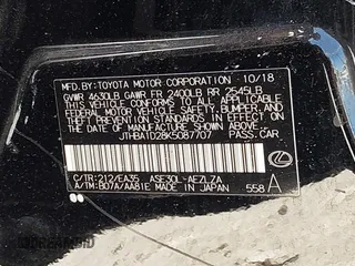 2019 Lexus IS 300 с VIN JTHBA1D28K5087707, выставлен на аукционе IAAI как лот 42120295 с пробегом Не указан миль и . История ставок и продаж доступна на DreamBid. Изображение 9.