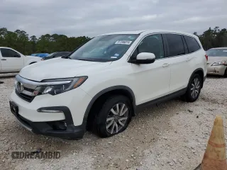 2019 Honda Pilot EX-L z VIN 5FNYF5H58KB005465, wystawiony jako Copart lot #87206874 z przebiegiem 31 272 mil mil oraz Czysty tytuł • Clean title. Historia ofert i sprzedaży dostępna na DreamBid. Obrazek 1.