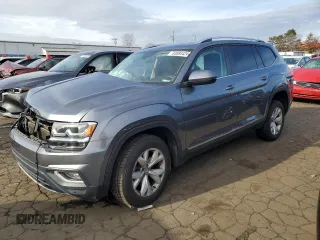2018 Volkswagen Atlas SEL z VIN 1V2MR2CA6JC525585, wystawiony jako Copart lot #83884424 z przebiegiem 114 543 mil mil oraz Szkoda całkowita • Salvage title. Historia ofert i sprzedaży dostępna na DreamBid. Obrazek 1.