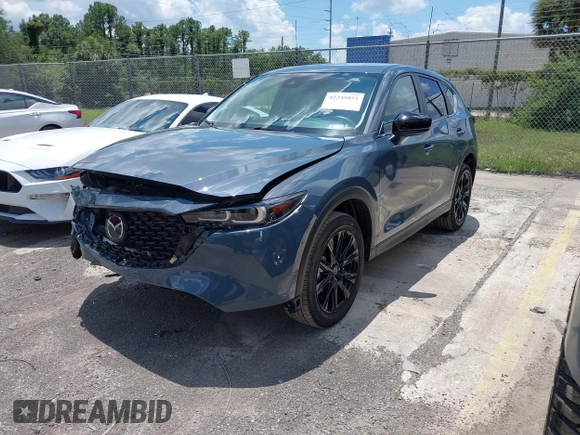 2024 Mazda CX-5 S Carbon Edition with VIN JM3KFBCL3R0505477, listed as a IAAI auction lot 42245851 with 17,954 mi miles and . Bid and sale history available at DreamBid. Image 17.