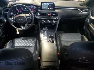 2020 Genesis G70 3.3T z VIN KMTG34LE0LU051663, wystawiony jako Copart lot #54016285 z przebiegiem 62 262 mil mil oraz Szkoda całkowita • Salvage title. Historia ofert i sprzedaży dostępna na DreamBid. Obrazek 8.
