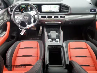 2022 Mercedes-Benz GLE 53 AMG with VIN 4JGFD6BBXNA743519, listed as a Copart auction lot 48021485 with 19,574 mi miles and Salvage title. Bid and sale history available at DreamBid. Image 8.