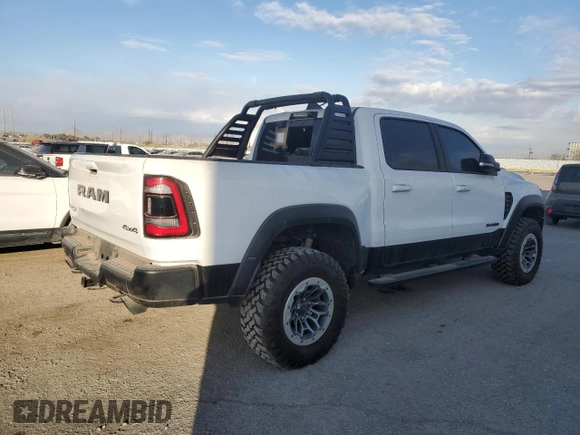 2021 Ram 1500 TRX with VIN 1C6SRFU93MN903804, listed as a Copart auction lot 43158125 with 70,586 mi miles and Clean Title. Bid and sale history available at carsss.com. Image 3.