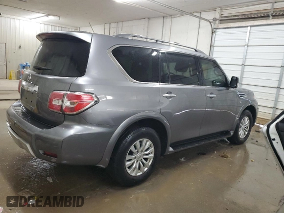 2018 Nissan Armada SL z VIN JN8AY2ND3JX002682, wystawiony jako Copart lot #49782005 z przebiegiem 93 655 mil mil oraz Szkoda całkowita • Salvage title. Historia ofert i sprzedaży dostępna na DreamBid. Obrazek 3.