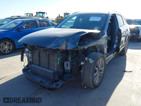 2020 Mazda CX-9 Grand Touring with VIN JM3TCADY7L0414818, listed as a IAAI auction lot 41222864 with 76,051 mi miles. Bid and sale history available at carsss.com. Image 6.
