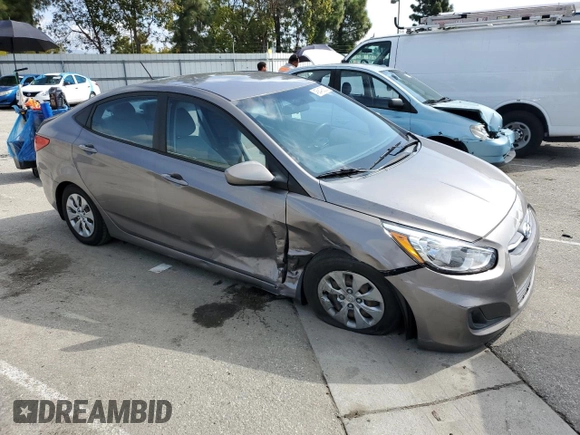 2017 Hyundai Accent SE with VIN KMHCT4AE7HU359920, listed as a Copart auction lot 45840633 with 62,847 mi miles. Bid and sale history available at carsss.com. Image 4.