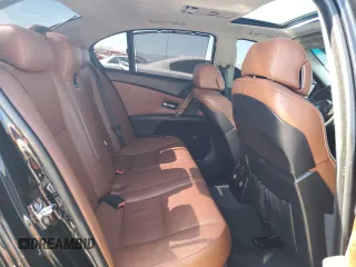 2007 BMW 5 Series 530i with VIN WBANE73537CM55373, listed as a Copart auction lot 46477245 with 217,070 mi miles and Salvage Title. Bid and sale history available at DreamBid. Image 11.
