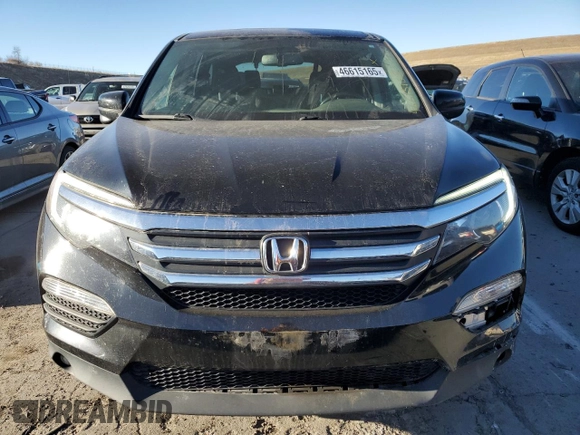 2017 Honda Pilot EX-L with VIN 5FNYF6H53HB047086, listed as a Copart auction lot 46615165 with 114,663 mi miles and Salvage Title. Bid and sale history available at DreamBid. Image 5.