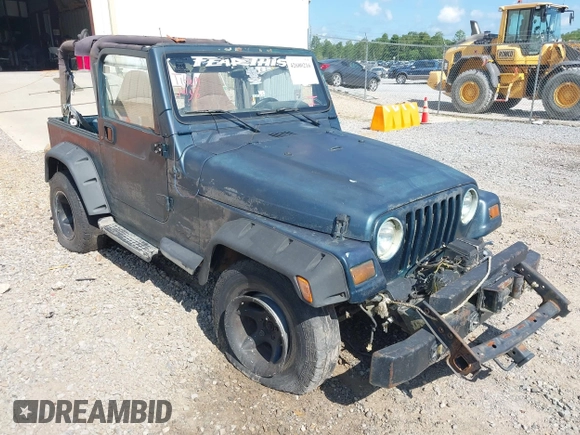 1998 Jeep Wrangler Sport with VIN 1J4FY19S2WP710055, listed as a IAAI auction lot 42680216 with Not provided miles and . Bid and sale history available at DreamBid. Image 6.