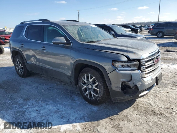 2021 GMC Acadia SLE with VIN 1GKKNRLS0MZ199312, listed as a Copart auction lot 41847815 with 36,960 mi miles and Salvage Title. Bid and sale history available at carsss.com. Image 4.