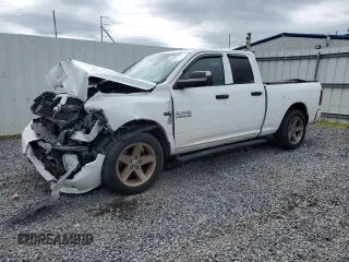 2016 Ram 1500 Express with VIN 1C6RR7FT3GS335895, listed as a Copart auction lot 57689235 with 109,992 mi miles and Salvage title. Bid and sale history available at DreamBid. Image 1.