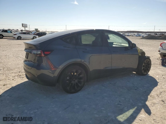 2023 Tesla Model Y Long Range with VIN 7SAYGDEE5PA100116, listed as a Copart auction lot 45713965 with 32,005 mi miles and Salvage Title. Bid and sale history available at carsss.com. Image 3.