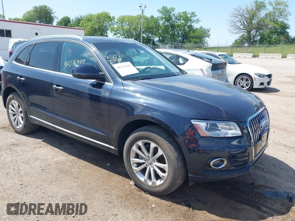 2016 Audi Q5 Premium Plus with VIN WA1L2AFP7GA096340, listed as a IAAI auction lot 42549777 with 81,147 mi miles and . Bid and sale history available at DreamBid. Image 1.