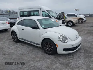 2015 Volkswagen Beetle Fleet Edition with VIN 3VWF17AT2FM637189, listed as a IAAI auction lot 41457576 with 116,822 mi miles and . Bid and sale history available at DreamBid. Image 1.
