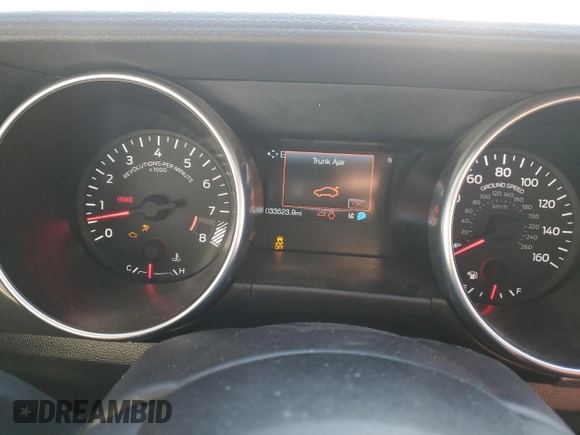 2022 Ford Mustang GT with VIN 1FA6P8CF0N5149979, listed as a Copart auction lot 48430095 with 33,523 mi miles and Salvage title. Bid and sale history available at DreamBid. Image 9.
