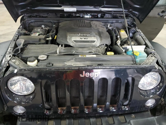 2016 Jeep Wrangler Unlimited Freedom с VIN 1C4BJWDG0GL158413, выставлен на аукционе Copart как лот 56829765 с пробегом 65 794 миль миль и Списание • Salvage title. История ставок и продаж доступна на DreamBid. Изображение 12.
