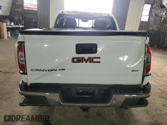 2020 GMC Canyon 4WD SLT with VIN 1GTG6DENXL1235528, listed as a Copart auction lot 78392004 with 41,198 mi miles and Salvage Title. Bid and sale history available at carsss.com. Image 6.